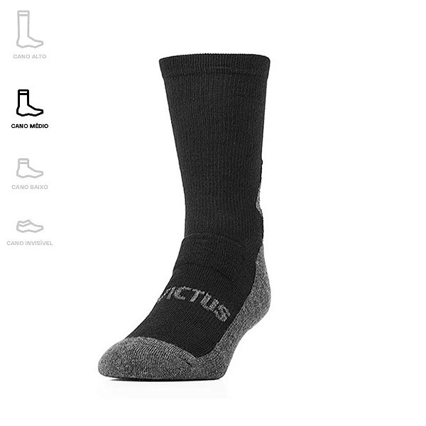 Meia INVICTUS Tática Air 36-40 - Preta