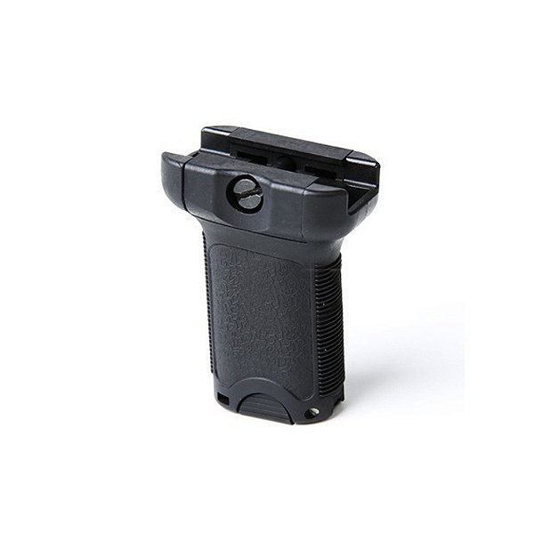Front Grip Vertical de Base Inclinada p/ Trilho 20mm - PRETO