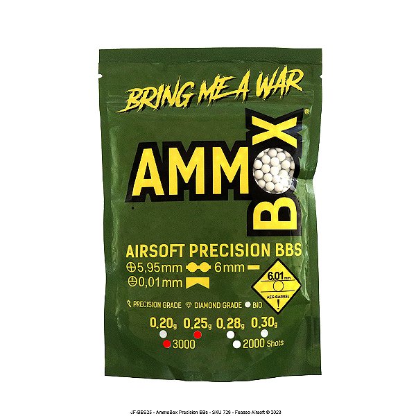 BBS AMMOBOX BBS 0,25g C/3000 (750g)