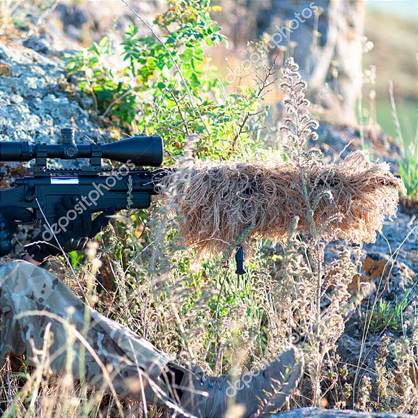 Camuflagem p/ Rifle 1.20m - Tan