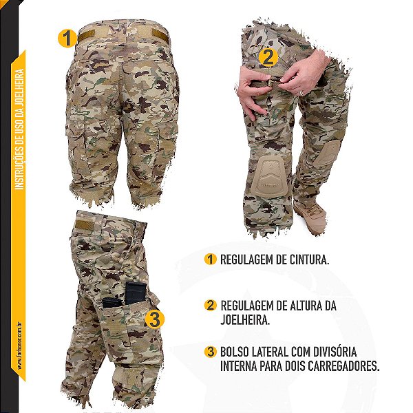 Calça Tática F3 - CAMUCAAT