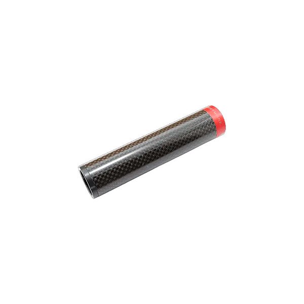 Tapa Cano AEG M4 32mm (M14x1,0 - esquerda) - Fibra de Carbono Brilhoso