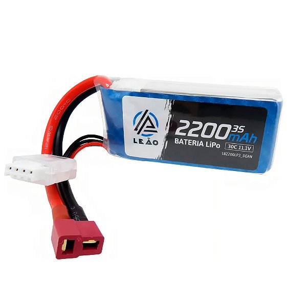 Bateria Lipo Ultra - 11.1V - 3S - 2200mAh - 30C/60C - DEAN