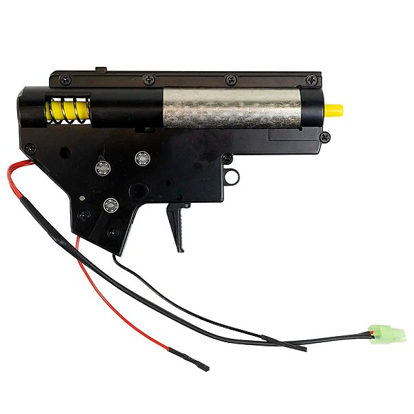 Gearbox Airsoft Completa V2 Neptune Fio Traseiro