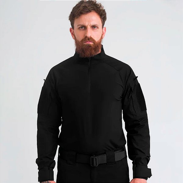 Camisa de Combate Hawk 3.0 - Preto
