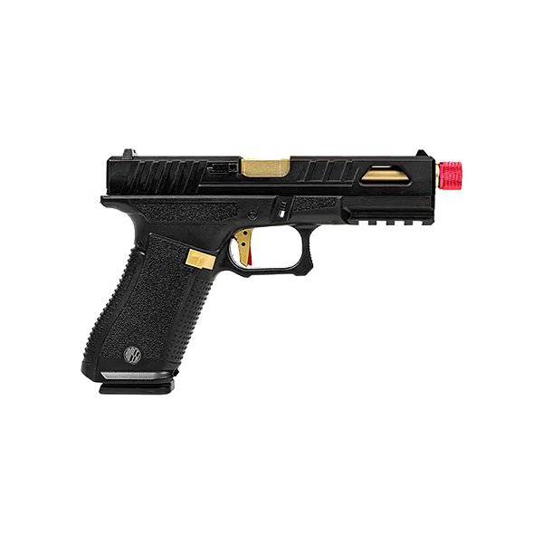 Pistola de Airsoft Green Gas R17 Custom Gold Blowback 6mm