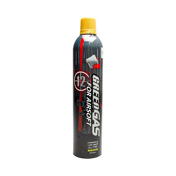 Cilindro Green Gas da Puff 1100 600 ML - Sem Óleo