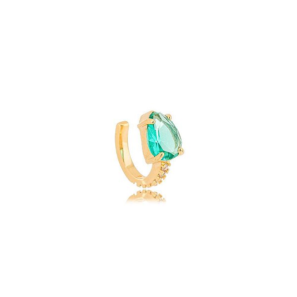 Piercing Gota Turmalina Dourado