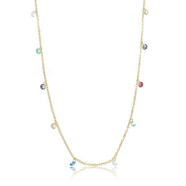 Choker Belle Colors Dourada