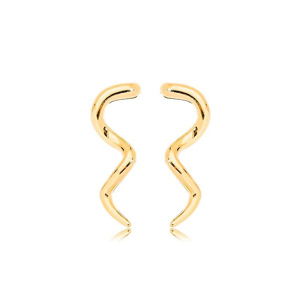 Brinco Ondas Dourado