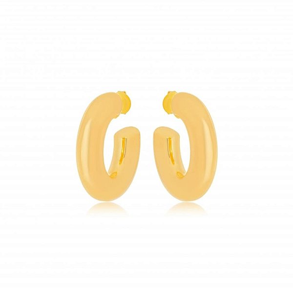 Argola Nina M Dourada