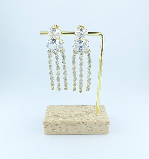 Brinco Sylvie Franja Dourado