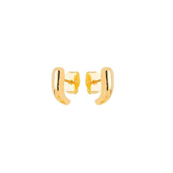 Brinco Vírgula PP Dourado