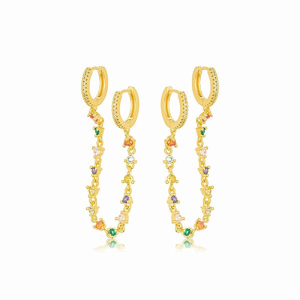 Ear Line Samya Colors Dourado