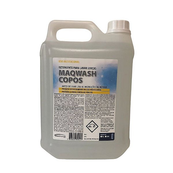 MAQ-Wash Copos 5L – Detergente para Lavadoras de Louças