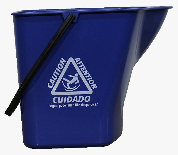 Balde com Alça 16 litros Azul