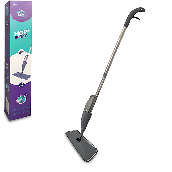 Mop Spray c/ Refil de Microfibra p/  Pisos