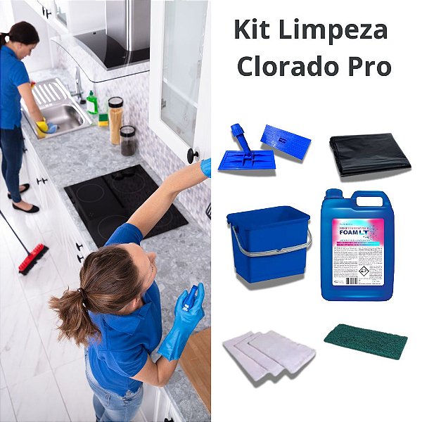 Kit Limpeza Clorado Pro