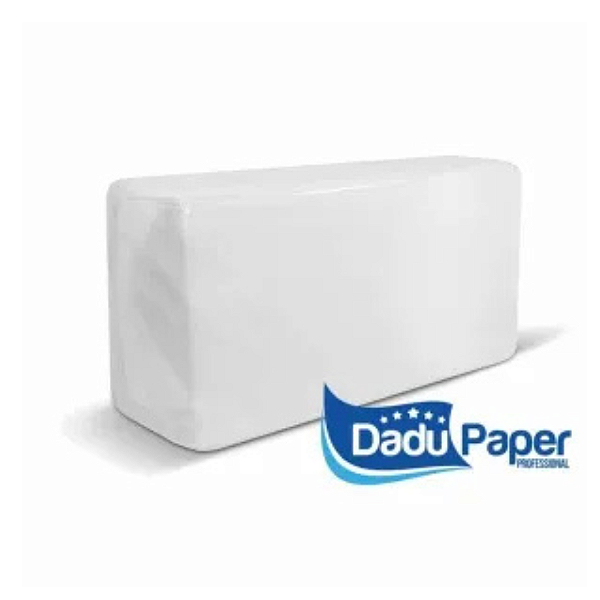 Papel Toalha Interfolhado 24g 20x20cm – 2000 Folhas – Dadu Paper Profissional
