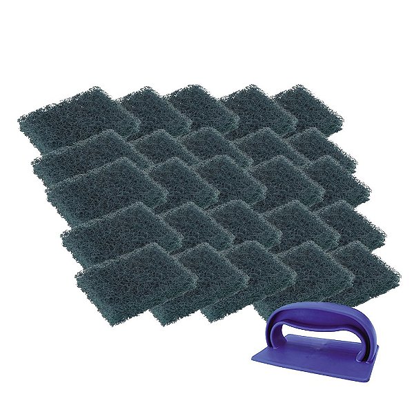 Kit 25 Fibras Ultra Pesada Preta 3M Tinindo 125x87 mm – Ganhe 1 Suporte Manual
