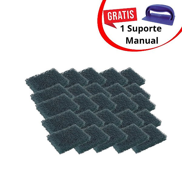 Kit 25 Fibras Ultra Pesada Preta 3M Tinindo 125x87 mm – Ganhe 1 Suporte Manual