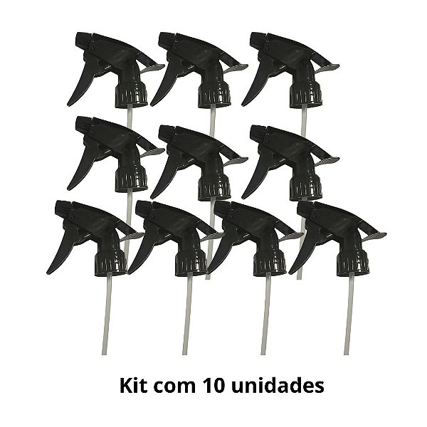 Kit 10 Válvula Gatilho Power Jet 28/410 – Preto