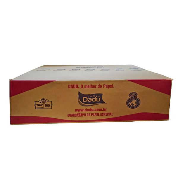 Guardanapo de Papel Fast Food Folha Dupla 16x20 cm Dadu – Cx 6000 Folhas