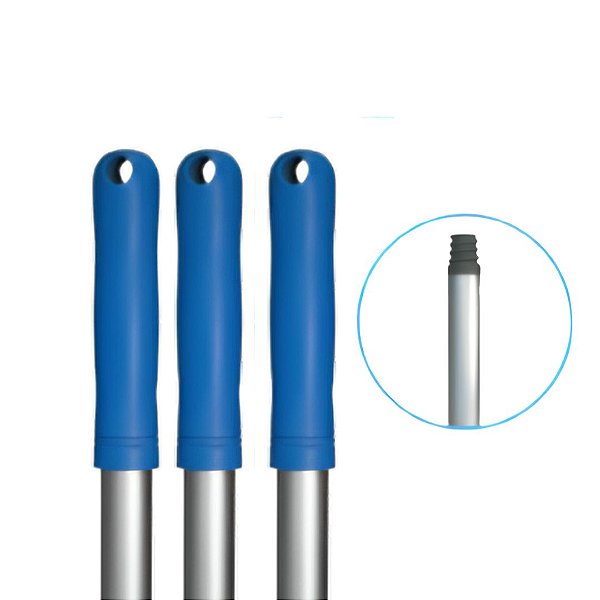 Kit 3 Cabos de Alumínio Anodizado 1,40 m x 22 mm com Rosca e Manopla