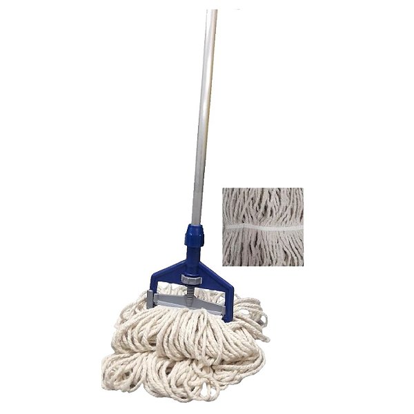 Mop Úmido com Cinta Completo com Cabo 1,40m + Garra Euro