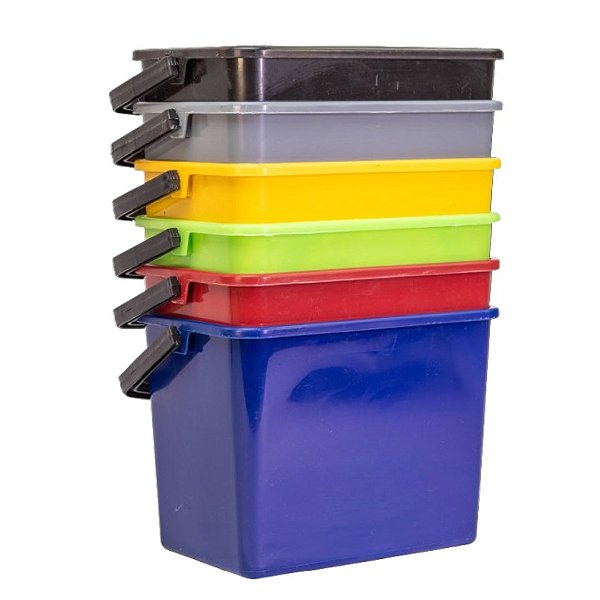 Balde 4 Litros com Alça para Limpeza Cores Diversas