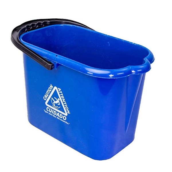 Balde Oval 12 Litros Profissional para Mop - Diversas Cores