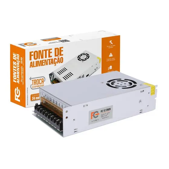 FONTE CHAVEADA COLMEIA 12V 29A 350W FC1229CN FC FONTES