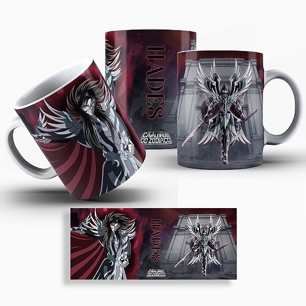 Caneca Cavaleiros do Zodíaco - Hades
