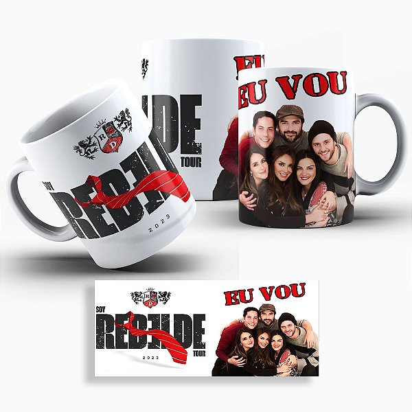 Caneca RBD Eu Vou