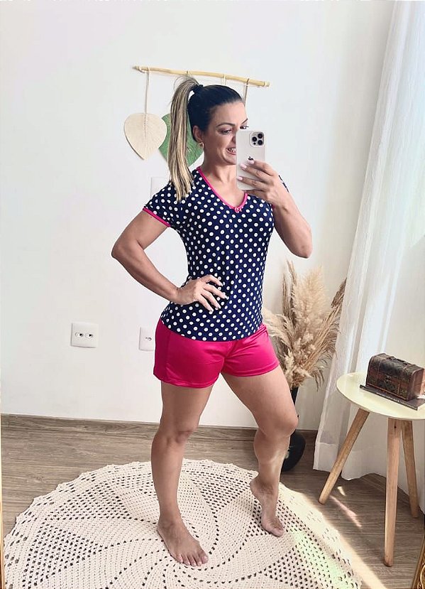 PIJAMA MANGA CURTA E SHORT