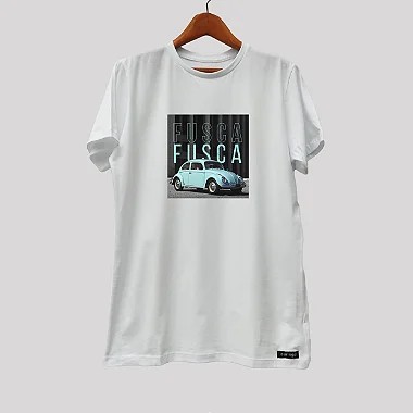 Camiseta e Baby Look Fusca - Algodão Eco3 Premium Curinga