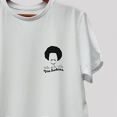 Camiseta e Baby Look Que Beleza Tim - Algodão Eco3 Premium Curinga