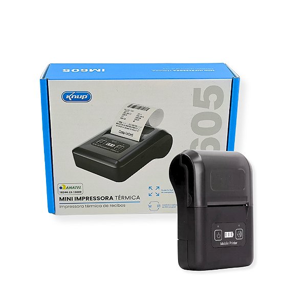 MINI IMPRESSORA TERMICA PORTATIL 58MM KP-IM605