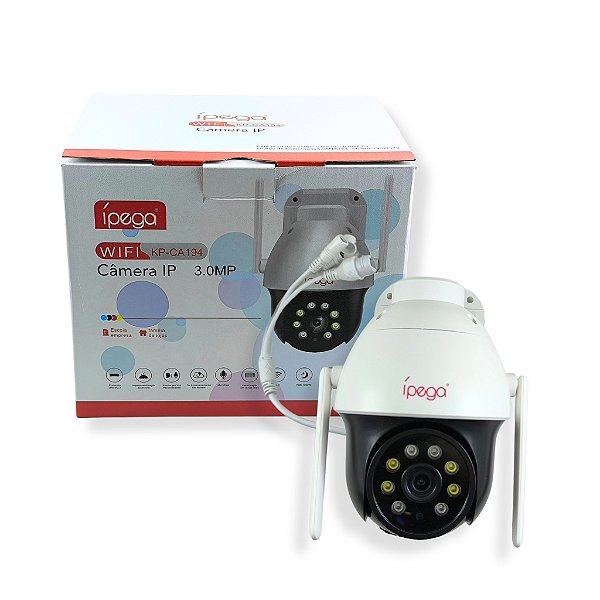 CAMERA IP DE SEGURANCA SPEED DOME CAMERA DE VIDEO DETECCAO ATIVA KP-CA194
