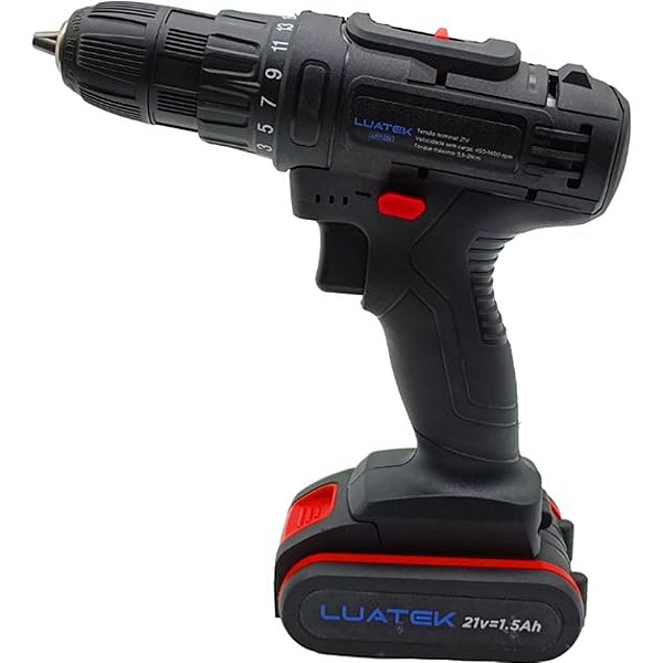 FURADEIRA / PARAFUSADEIRA ELETRICA S/F 21V RECARREGAVEL LWJ-215
