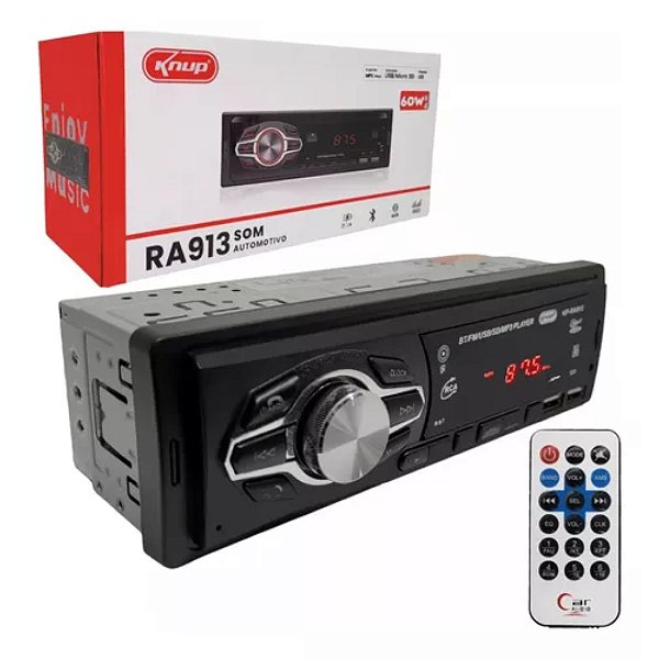 RADIO AUTOMOTIVO MP3 PLAYER AM/FM KP-RA913