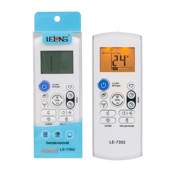 CONTROLE REMOTO PARA AR-CONDICIONADO LE-7302