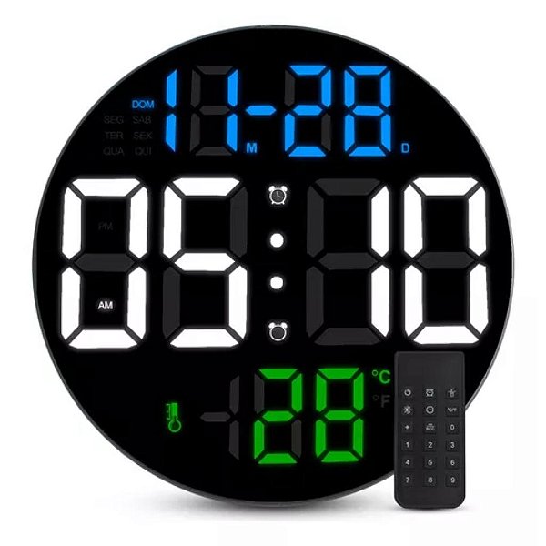 RELOGIO DE PAREDE DIGITAL: LE-2162