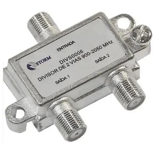DIVISOR DE ANTENA 1X2 5-900MHZ DIVS0002
