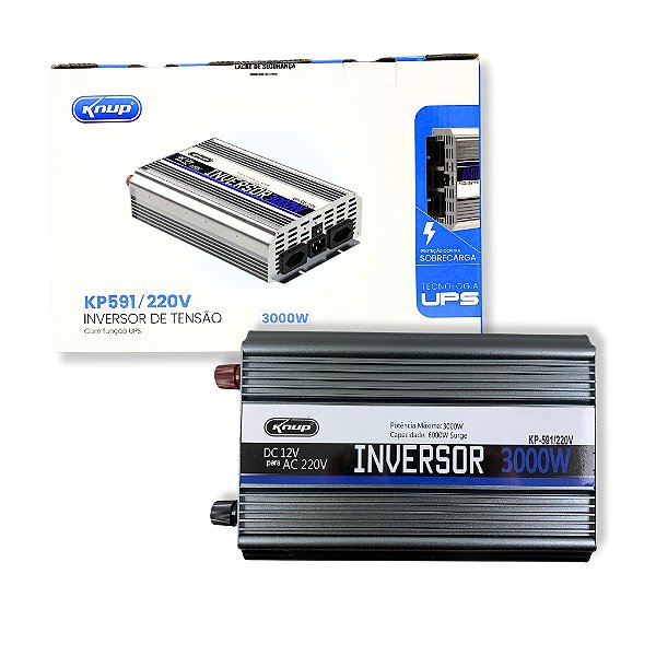 CONVERSOR (INVERSOR DE TENSAO) ELETRICO ESTATICO D KP-591/220V