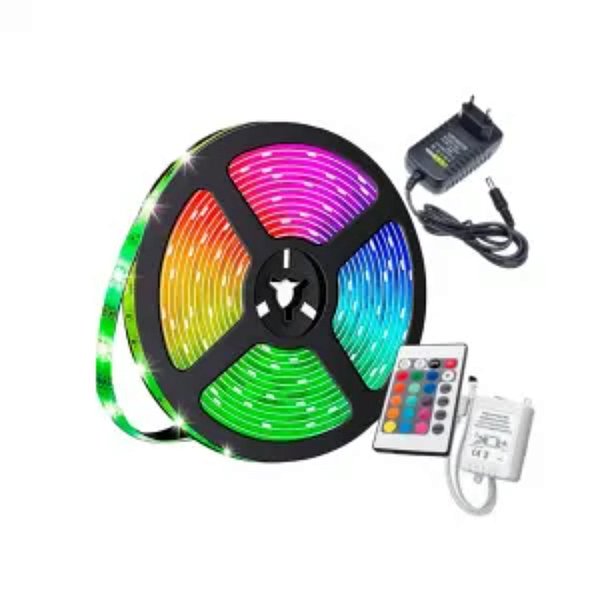 FITA DE LED COM 5 METROS COM CONTROLE REMOTO RGB 2835 LEY-2102
