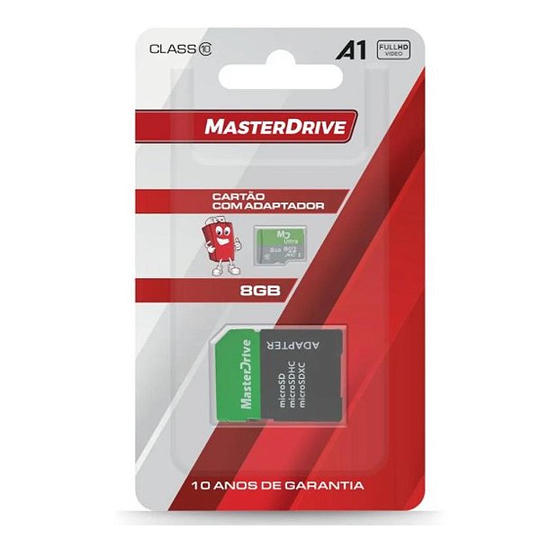CARTAO DE MEMORIA MASTERDRIVE 8GB