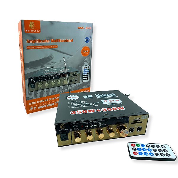 AMPLIFICADOR DE SOM PORTATIL 299