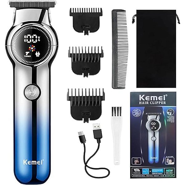 APARADOR DE CABELO SEM FIO DE USO DOMESTICO M-KM-1852