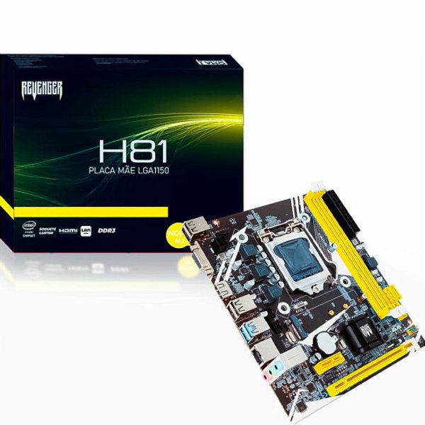 PLACA MAE PARA COMPUTADOR DESKTOP REVENGER - G-H81M